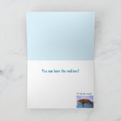 「猫から」おもしろい父の日 カード (内部)