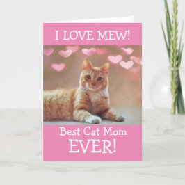 猫かわいいカスタム母の日から シーズンカード