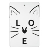 猫かわいいニャー大好き ミニクリップボード (裏面)