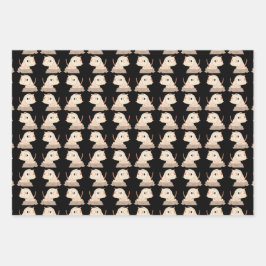 猫かわいいヨガ猫 ラッピングペーパーシート