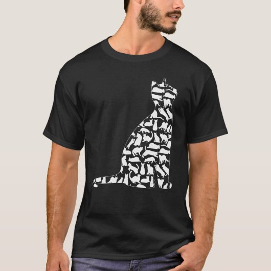 猫かわいい猫ちゃん猫5 Tシャツ (正面)