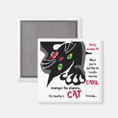 猫かケーキか – 奇抜な知恵#1 マグネット (正面/裏面)