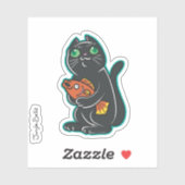 猫があなたの金魚を盗んだ シール (シート)