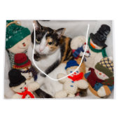 猫があるところ ラージペーパーバッグ (正面)