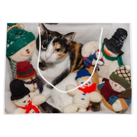 猫があるところ ラージペーパーバッグ (正面)