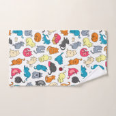 猫がいけな群を成す バスタオルセット (ハンドタオル)