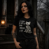 猫がいなければ墓所は家ではない トライブレンドTシャツ