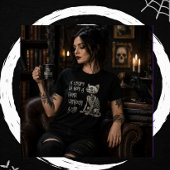 猫がいなければ墓所は家ではない トライブレンドTシャツ