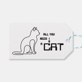 猫がいるだけで幸せ 猫好きのためのカスタムタグ ギフトタグ