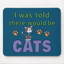 猫がいるって言われた マウスパッド