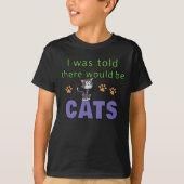 猫がいるって言われた Tシャツ (正面)
