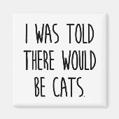 猫がいると言われた マグネット (正面)