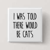 猫がいると言われた 缶バッジ (正面)