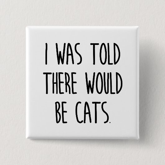 猫がいると言われた 缶バッジ (正面)