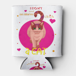 猫がいる目覚まし時計は要らない 缶クーラー