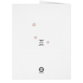 猫がおもしろいお誕生日ケーキすパーソナライズされた (裏面)