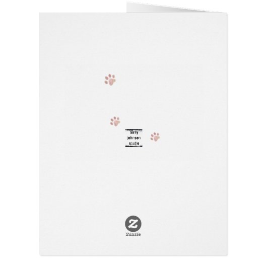 猫がおもしろいお誕生日ケーキすパーソナライズされた (裏面)