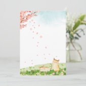 猫がおもしろいさくらんぼの下で歌う シーズンカード (スタンド正面)