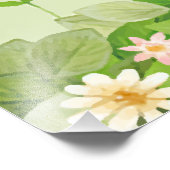 猫がおもしろいさくらんぼの下で歌う フォトプリント            (角)