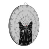 猫がお前のデコクリックールを選ぶのを見カラフルた ダーツボード (正面左)