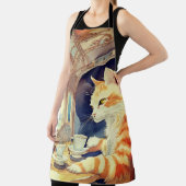 猫がお茶を飲む エプロン (インサイチュ)