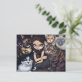 「猫がすべてさ」ポストカード ポストカード (スタンド正面)