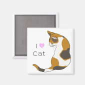 猫がのまわりに返る マグネット (正面/裏面)