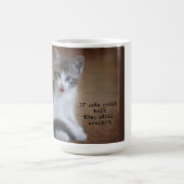 猫がもし猫のマグを喋る コーヒーマグカップ (中央)