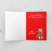 猫がやったのはゴールデンレトリバーの子犬 シーズンカード (内部)