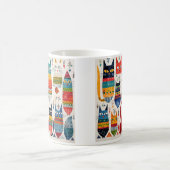 猫がカラフルマグ コーヒーマグカップ (中央)