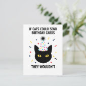猫がカードを送れたら おもしろ猫の誕生日カード シーズンカード (スタンド正面)
