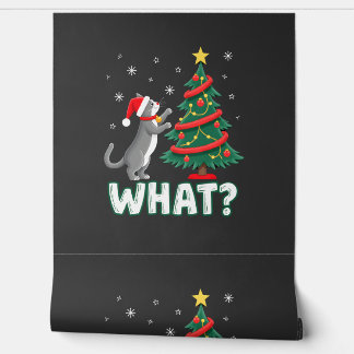 猫がクリスマスツリーを倒す 何が面白いの？ Xmas猫 壁紙