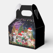 猫がクリスマス気分に フェイバーボックス (裏面サイド)