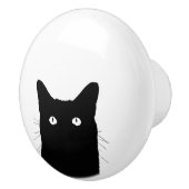 猫がクリック色を選カスタム択 セラミックノブ (右)