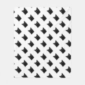 猫がクリック色を選カスタム択 フリースブランケット (正面)