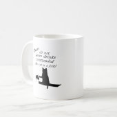 猫がジャークだ コーヒーマグカップ (正面左)