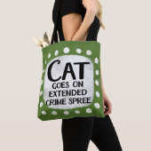 猫がトートバッグに入る トートバッグ (クローズアップ)