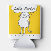 猫がパーティーを！ 缶クーラー (裏面)