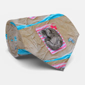 猫がビーチに横たわる ネクタイ (ロール)