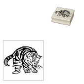 猫がブーツのスタンプ ラバースタンプ (押印)