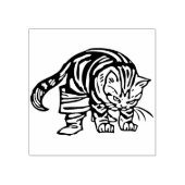 猫がブーツのスタンプ ラバースタンプ (インプリント)