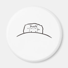 猫がベッドのマグネット 可愛い猫のマグネット マグネット