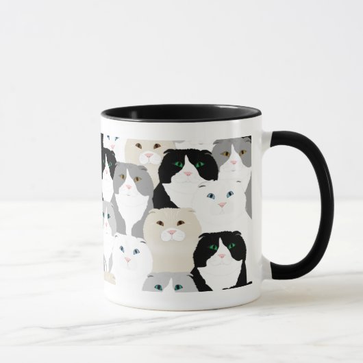 猫がマグカップ マグカップ (右)
