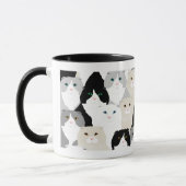 猫がマグカップ マグカップ (左)