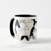 猫がマグカップ マグカップ (正面左)