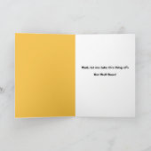 猫がマスクを使って話す顔 シーズンカード (内部)