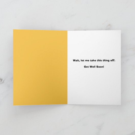 猫がマスクを使って話す顔 シーズンカード (内部)