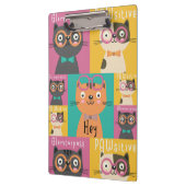 猫がミームのクリップおもしろいボード クリップボード (左)