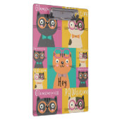 猫がミームのクリップおもしろいボード クリップボード (右)