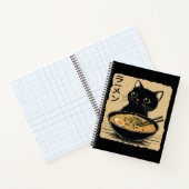 猫がラーメンを食べている ノートブック (内部)